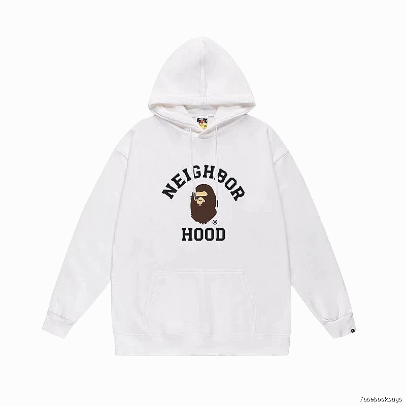 Bape Ape series white hoodie