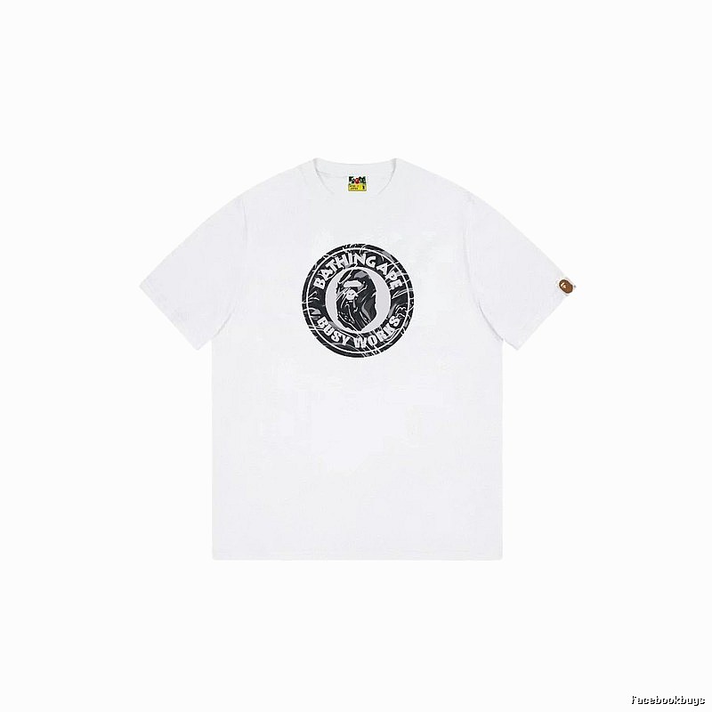 Bape classic retro style white T-shirt