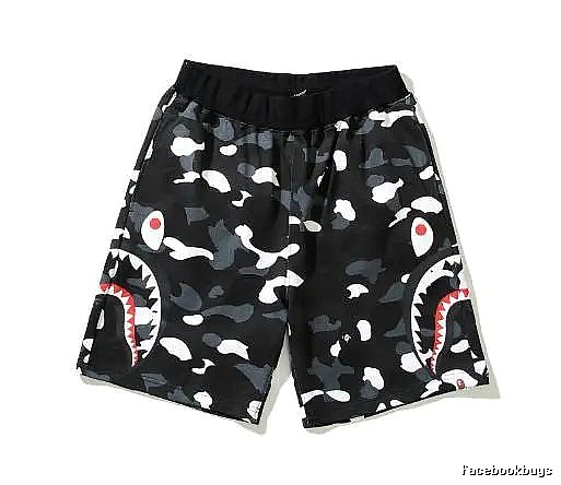 Bape Shark Camouflage Shorts