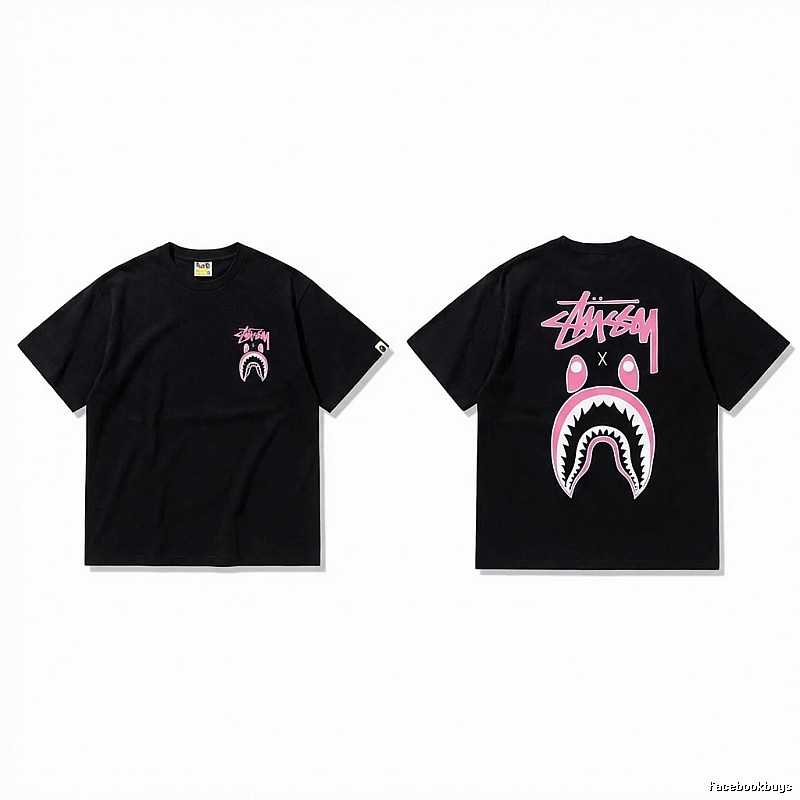 Bape Shark Co-branded Black T-shirt