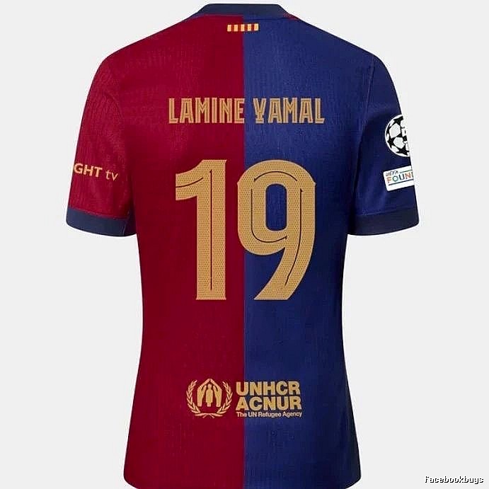 Barcelona Resort Gavi #6 soccer jersey Blue Red Barcelona with Premium Look