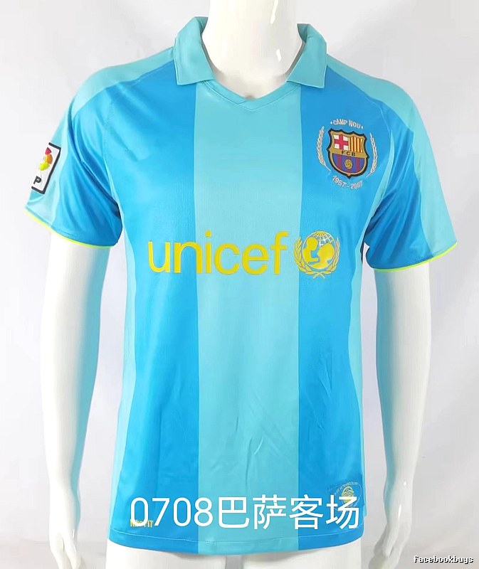 Barcelona Urban Retro soccer jersey Blue Red Barcelona with Statement Pattern