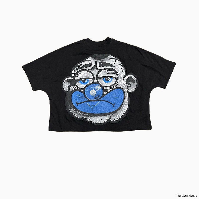 Billionaire Cartoon Trendy Brand Black T-shirt