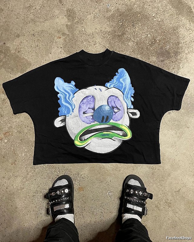 Billionaire Clown Style Black T-shirt