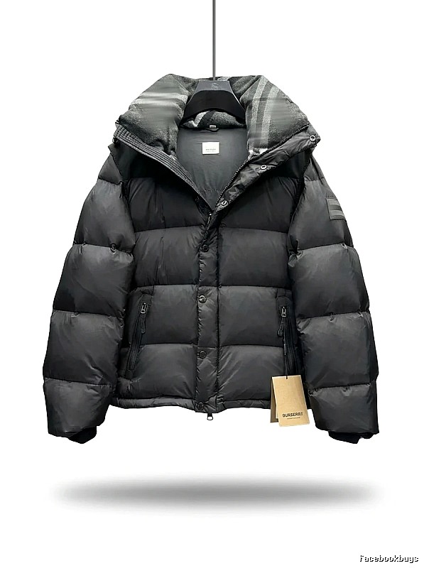 Black fashionable down jacket of Balenciaga