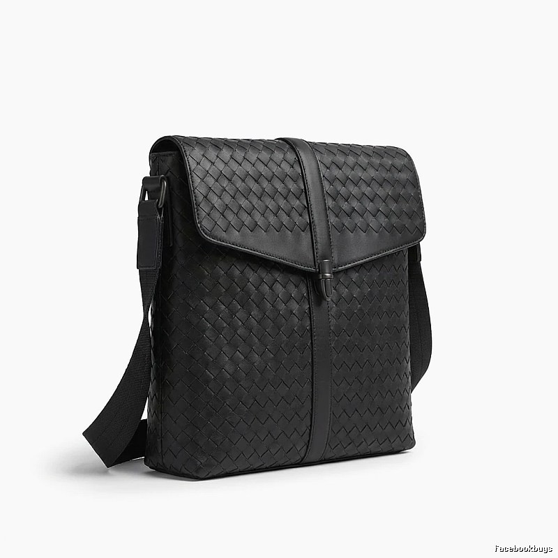 Bottega Veneta Woven Style Black Bag