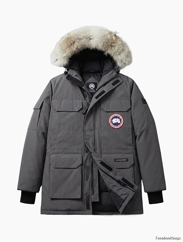 Canada Goose Parka Style Dark Grey Down Jacket