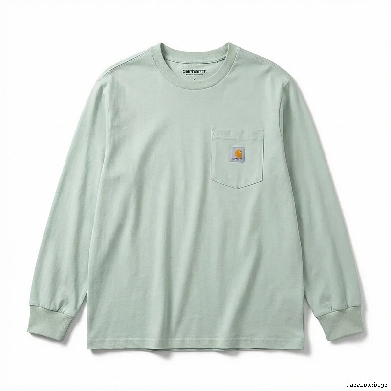 Carhartt basic simple style light green sweatshirt