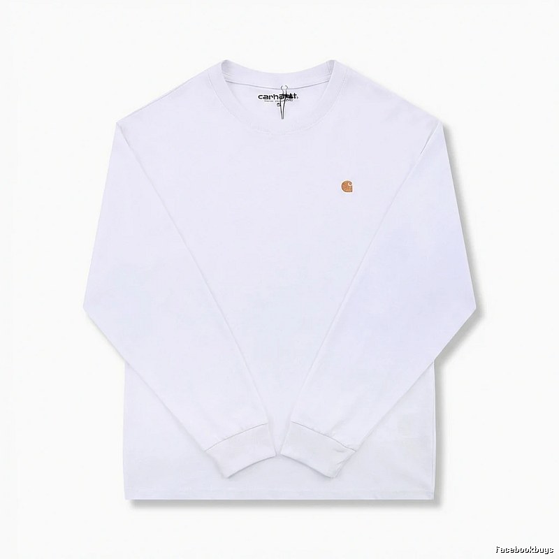 Carhartt classic simple style white sweatshirt