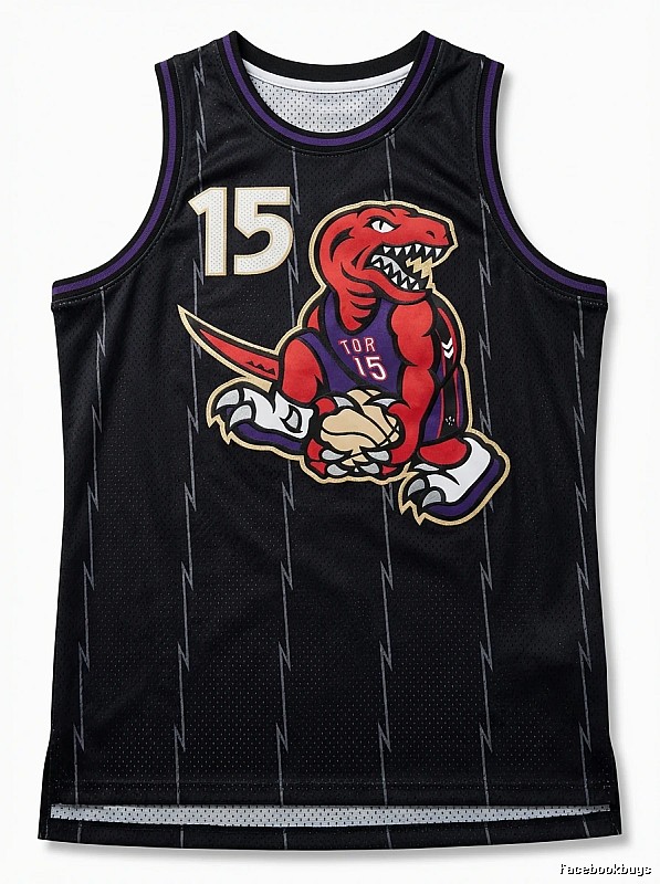 Carter's black-purple basketball jersey of the Raptors.