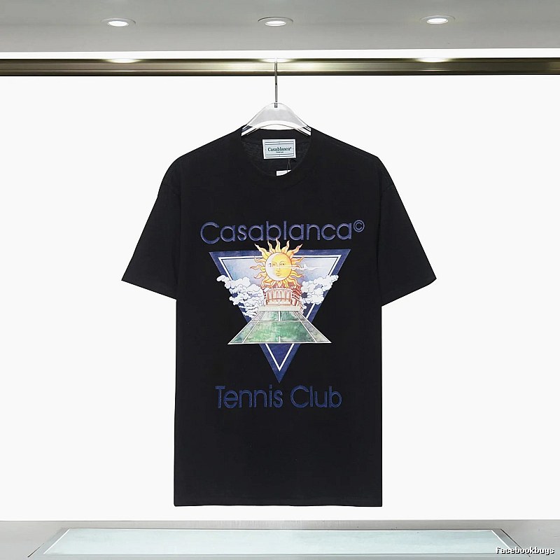 Casablanca retro style black T-shirt