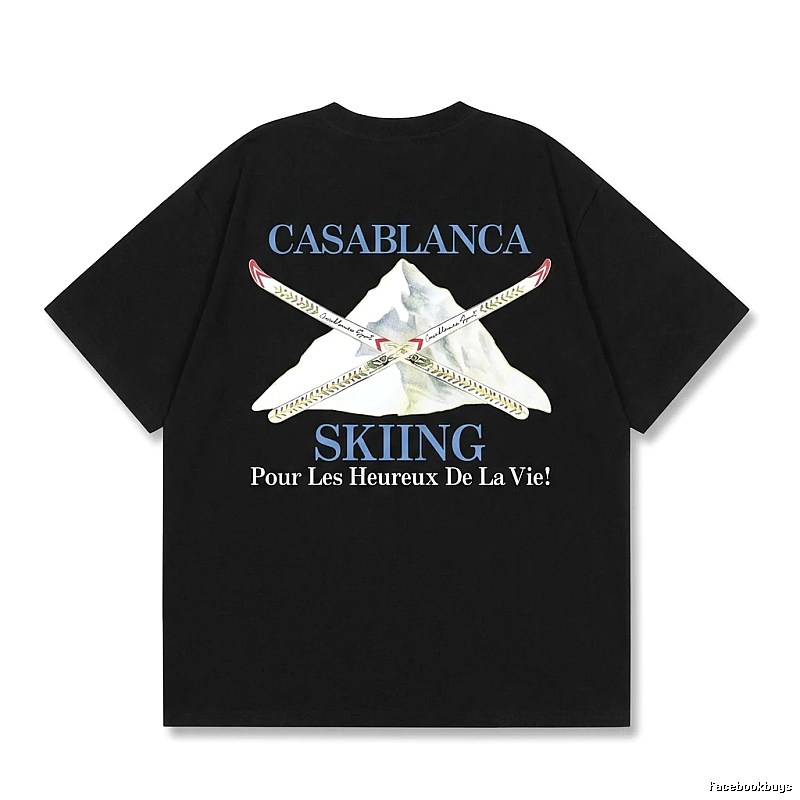 Casablanca Ski Style Black T-shirt
