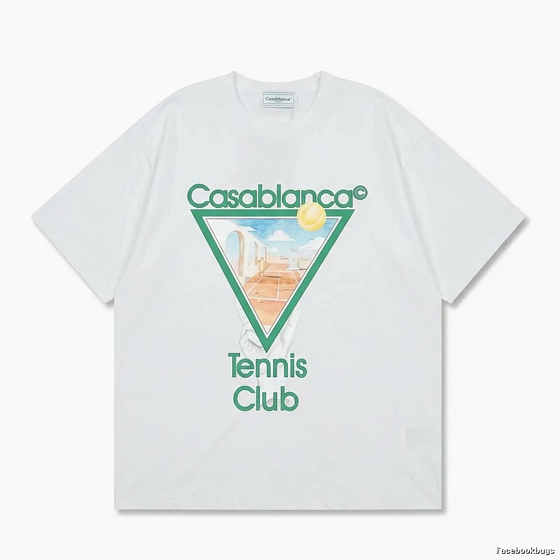 Casablanca Tennis Style White T-shirt