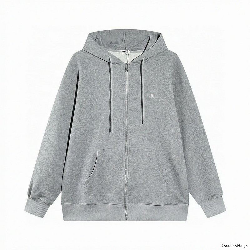 CELINE grey casual style hoodie