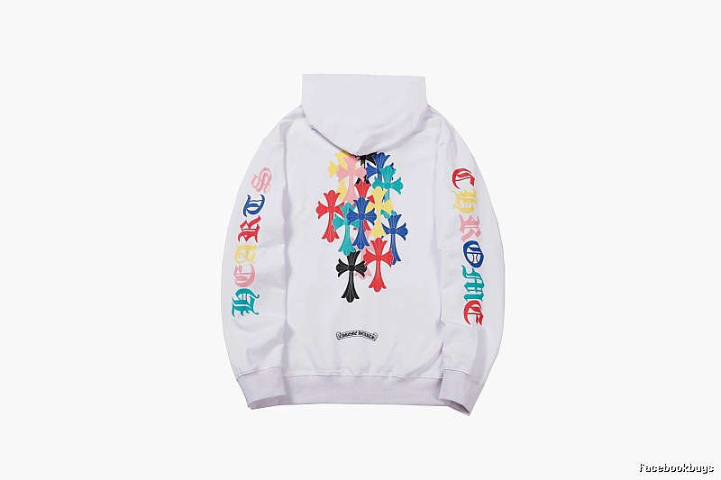 Chrome Hearts 2088-39 White Cross Graphic Hoodie City Outfit
