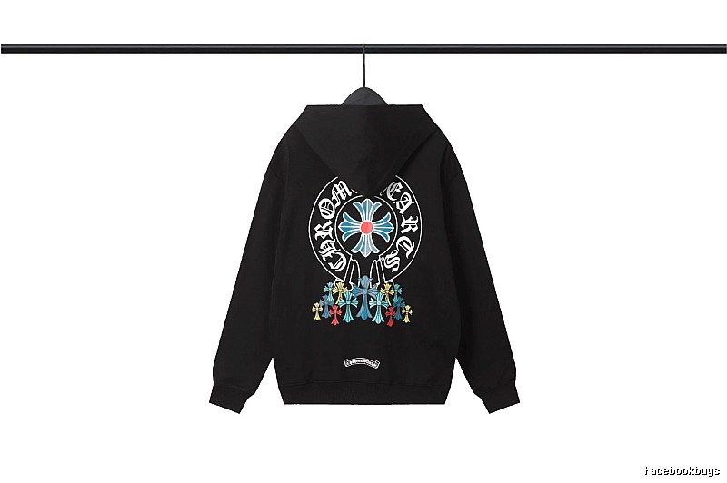 Chrome Hearts 2089-73 Black Cross Graphic Hoodie Visual Accent