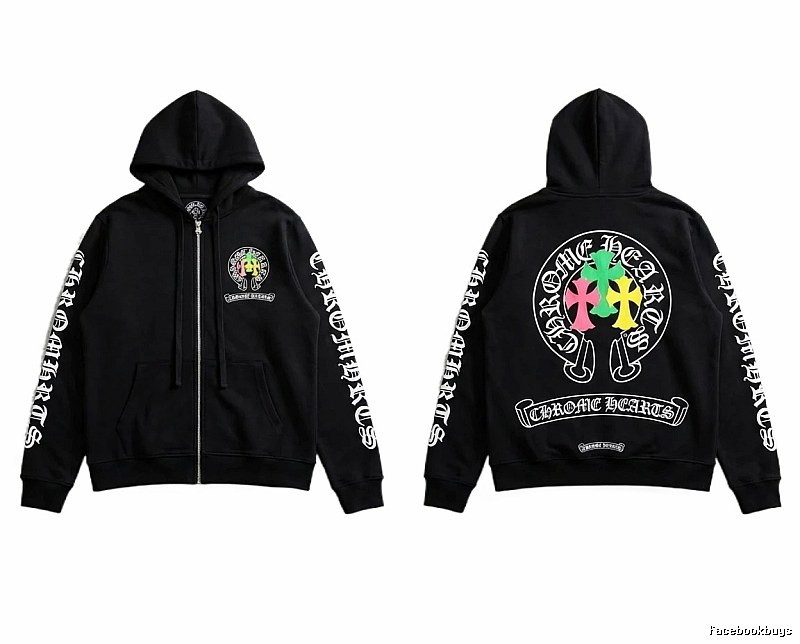 Chrome Hearts Colorful Retro Style Sweatshirt