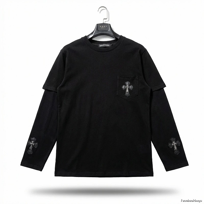 Chrome Hearts Cross Dark Style Top