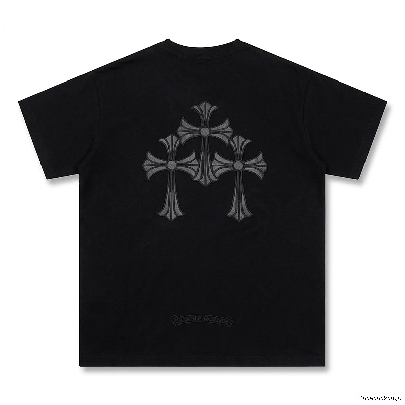 Chrome Hearts Cross Print Black T-shirt