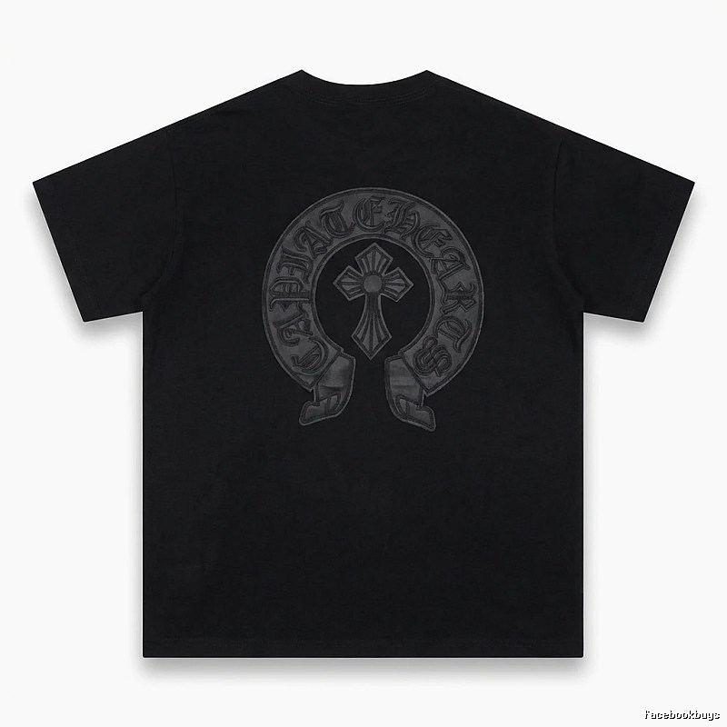 Chrome Hearts Cross Vintage Black Short-sleeve Shirt