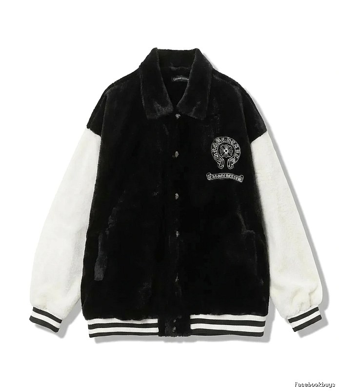 Chrome Hearts Retro Style Black and White Jacket