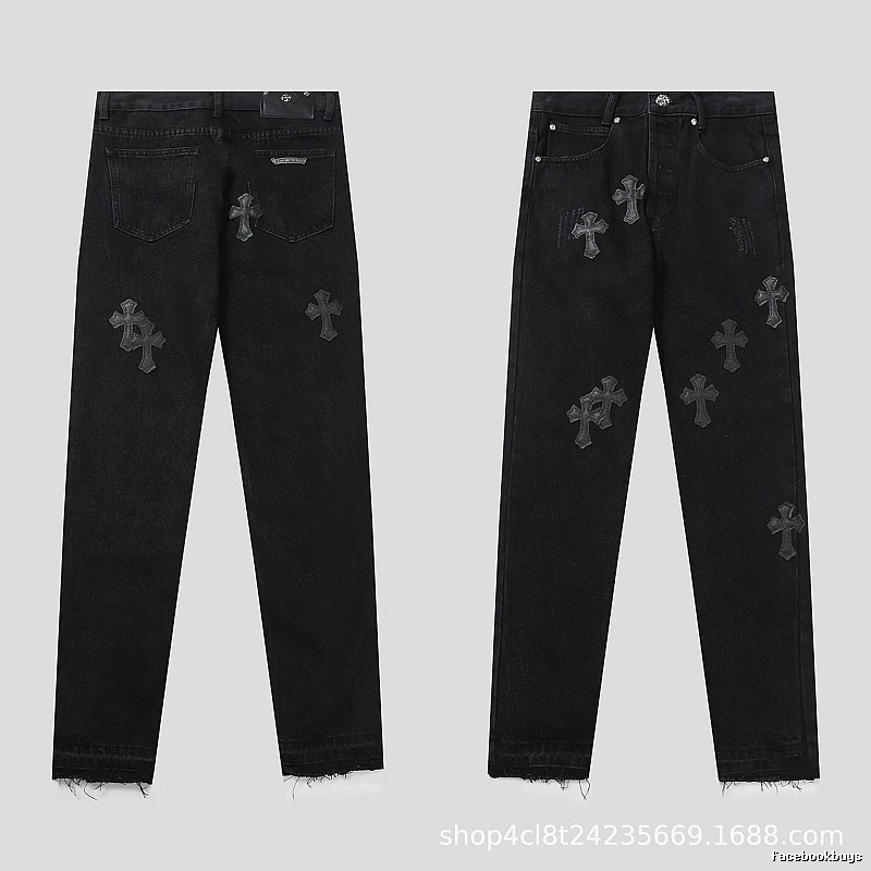 Chrome Hearts Weekend Graphic jeans Light Denim Jeans for Seasonal Looks