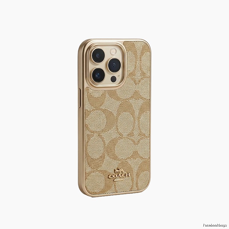 Coach monogram style iPhone case