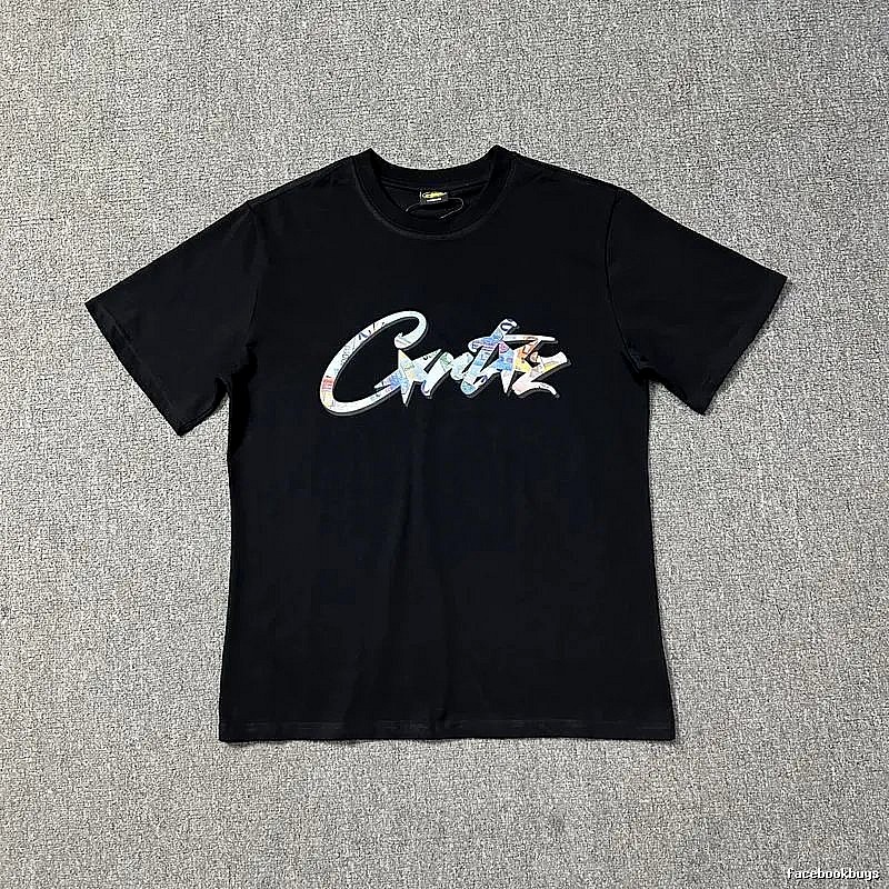 Corteiz Logo Detail Logo T-shirt Black Corteiz with Relaxed Feel