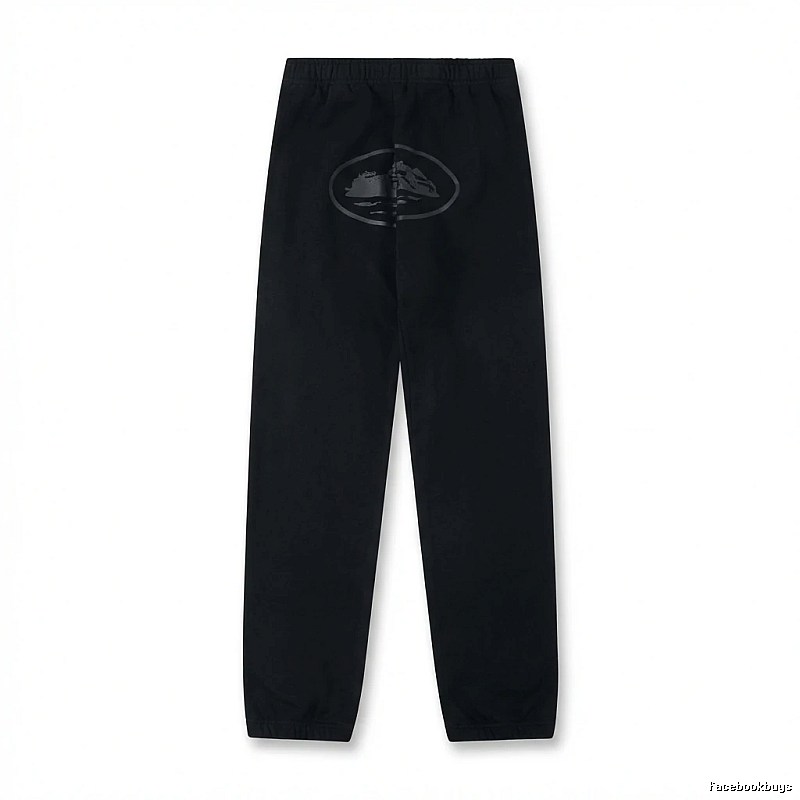 Corteiz Printed Casual Black Pants