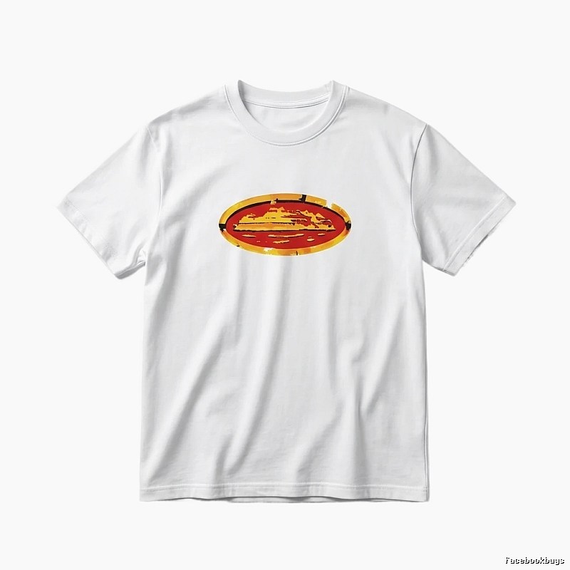 Corteiz Printed Trendy Brand White T-shirt