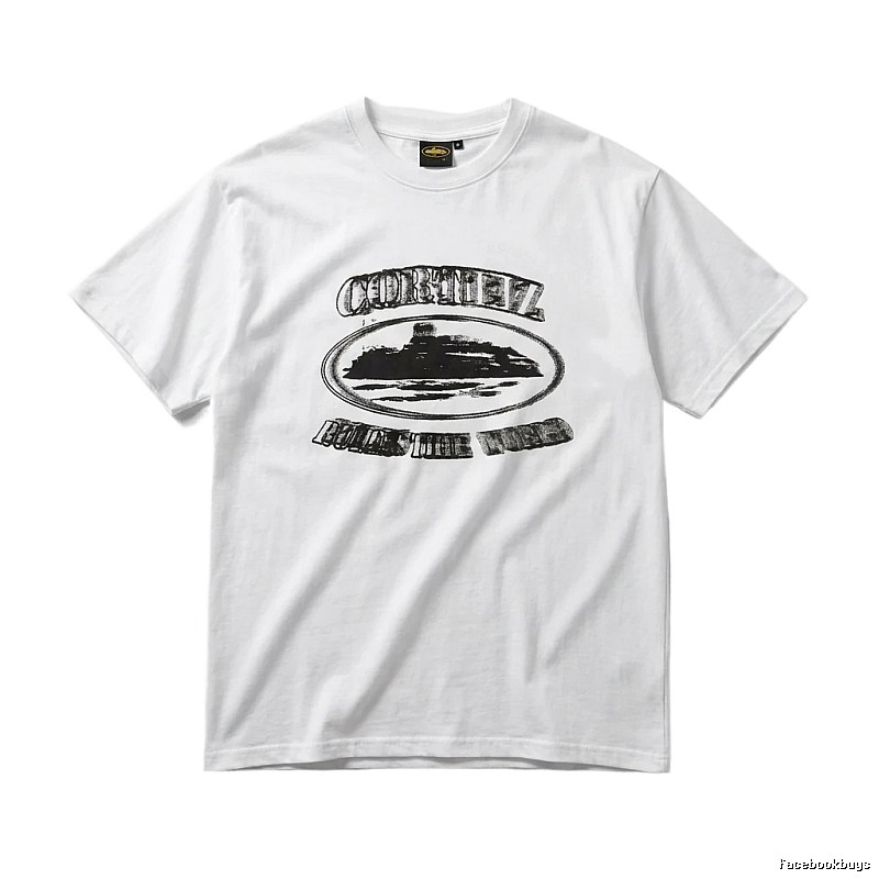 Corteiz retro-style white T-shirt