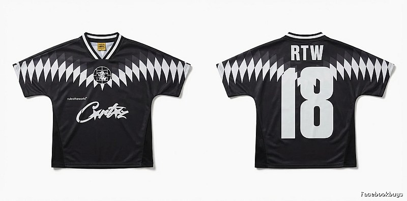 Corteiz RTW Series Black and White Wind Top