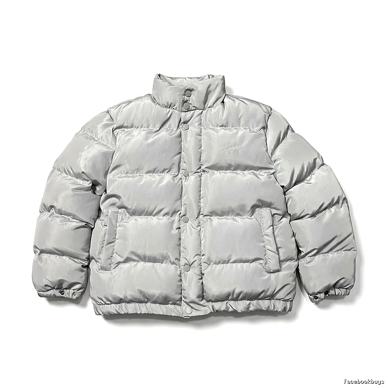 Corteiz Silver-Gray Trendy and Cool Down Jacket