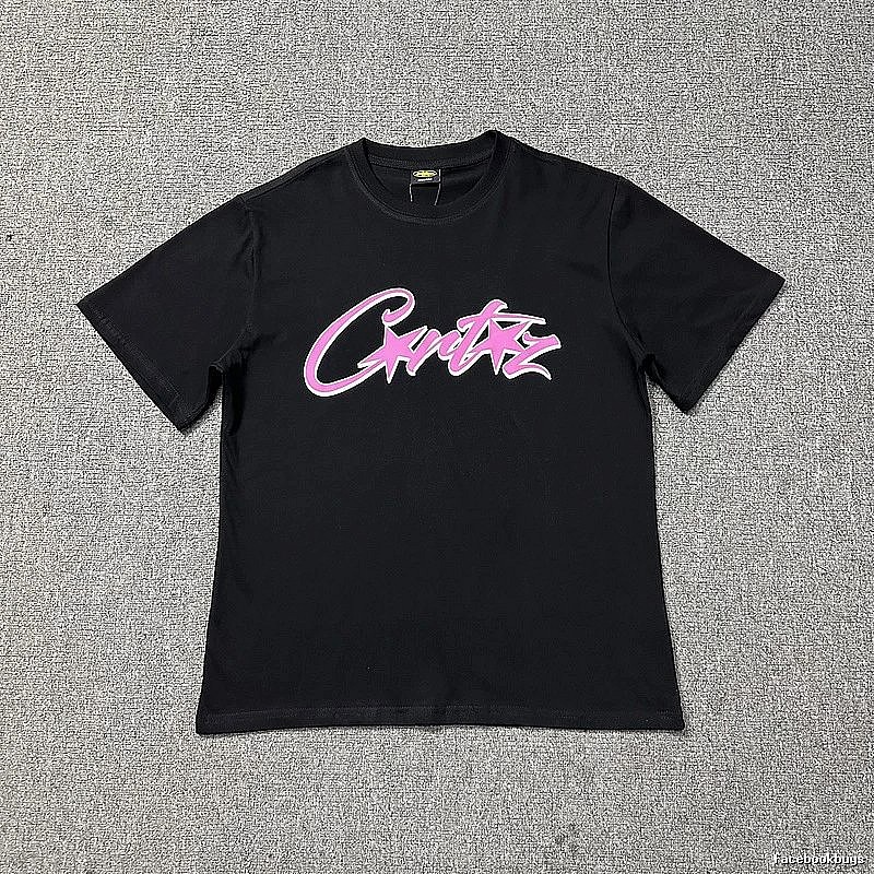 Corteiz Travel Logo T-shirt Black Corteiz with Modern Look
