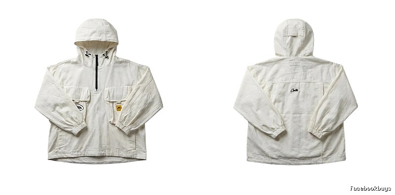 Corteiz Workwear Style White Jacket