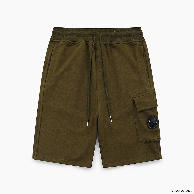C.P. Company olive work-style shorts