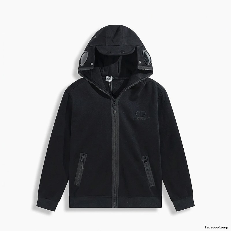 C.P. Functional Style Black Hoodie