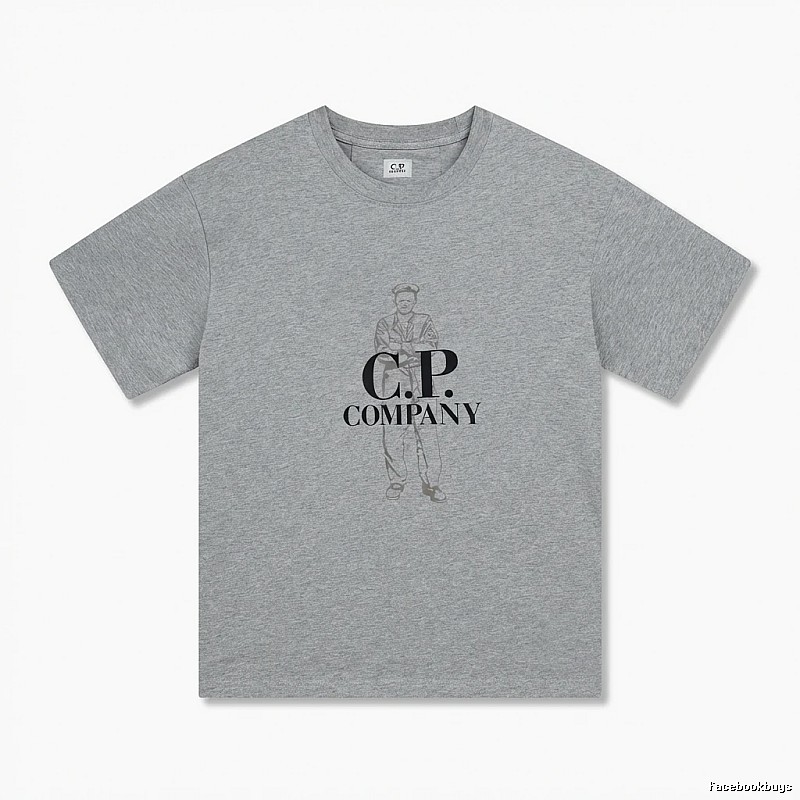 C.P. Retro Style Gray T-shirt