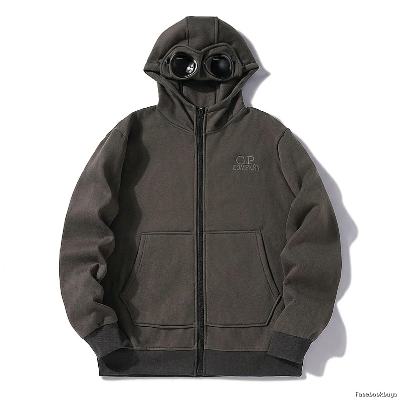 C.P. workwear style dark gray hoodie