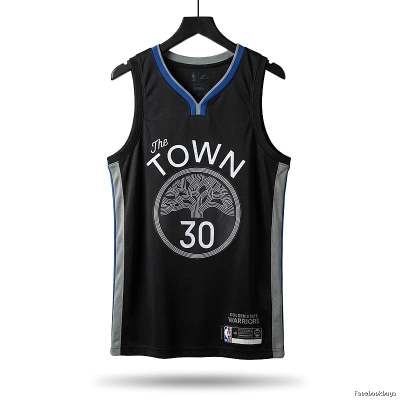 Curry's No. 30 black basketball jersey.