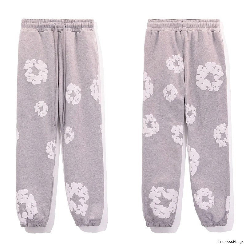 DENIM TEARS Printed Casual Grey Pants