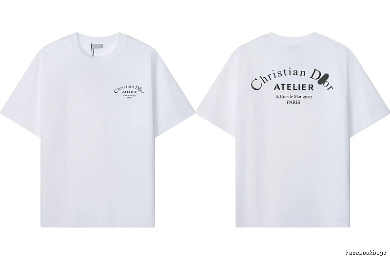 Dior Atelier Minimalist Style White T-Shirt