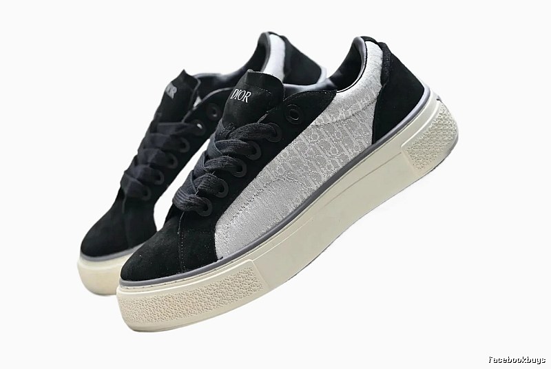 Dior black and white fashion sports shoes
