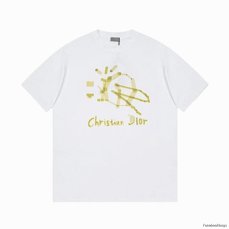 Dior Graffiti Street Style White T-Shirt