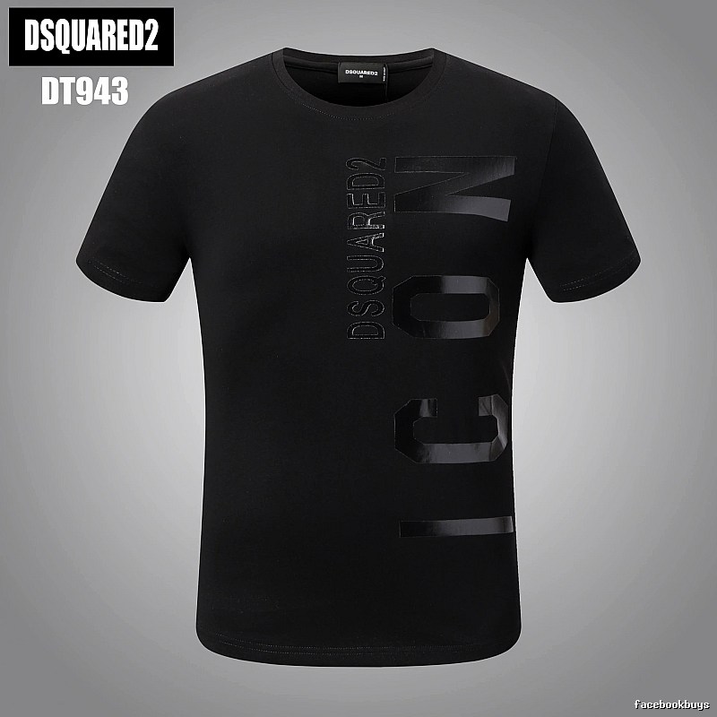 DSQUARED2 ICON Streetwear Black Short-sleeve T-shirt