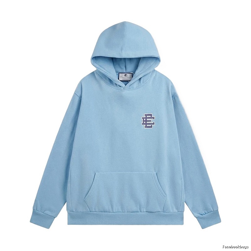 Eric Emanuel Classic Simple Style Blue Hoodie