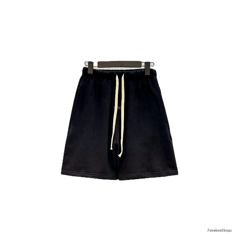 ESSENTIALS Basic Black Shorts