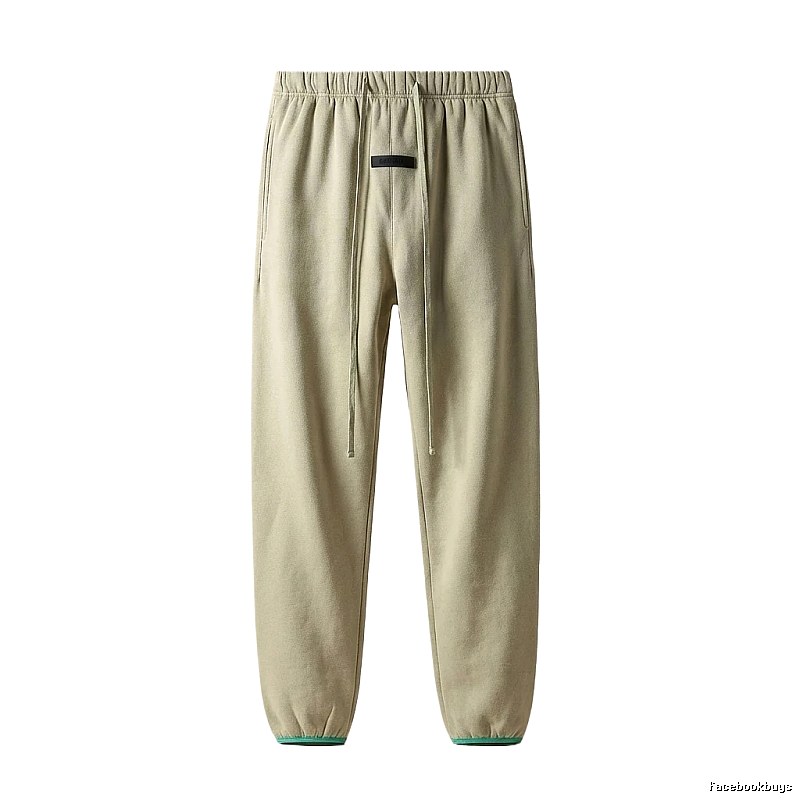 ESSENTIALS Basic Casual Khaki Pants
