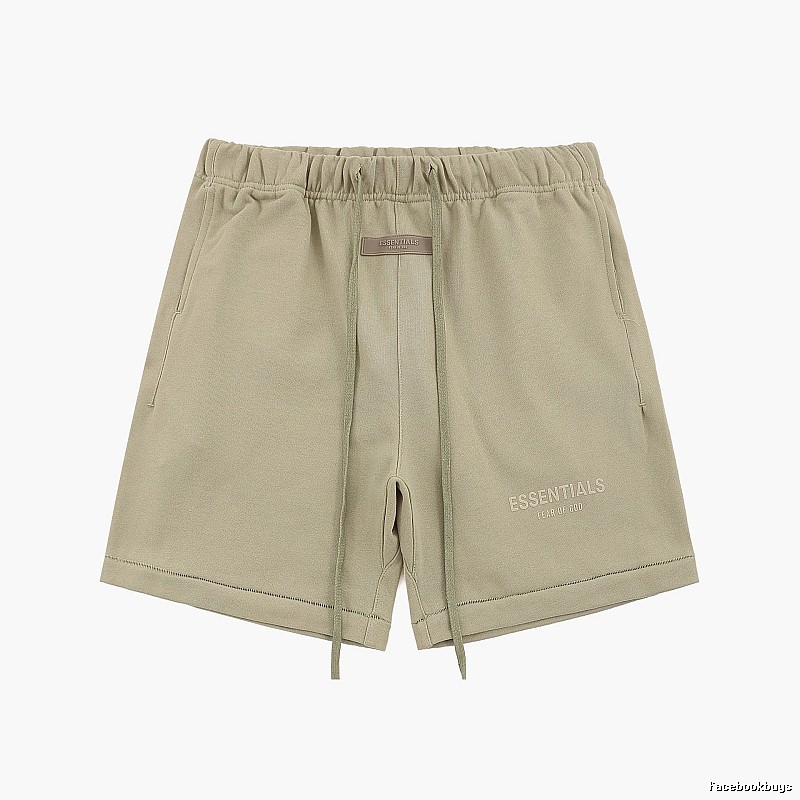 ESSENTIALS Basic Khaki Shorts