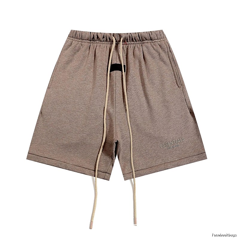 ESSENTIALS Basic Khaki Shorts